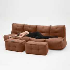 Mod4 Quad Couch - Terra Cocta (Шенилл), Цвет: Terra Cocta, Категория ткани: Шенилл