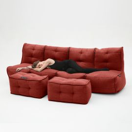 Mod4 Quad Couch - Wildberry Deluxe (Шенилл), Цвет: Wildberry Deluxe, Категория ткани: Шенилл