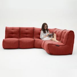 Mod4 L Sofa - Wildberry Deluxe (Шенилл), Цвет: Wildberry Deluxe, Категория ткани: Шенилл, изображение 2