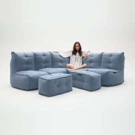 Mod5 Living Lounge - Blue Jazz (Шенилл), Цвет: Blue Jazz, Категория ткани: Шенилл, изображение 2