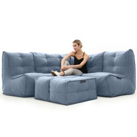 Mod4 Corner Deluxe - Blue Jazz (Шенилл), Цвет: Blue Jazz, Категория ткани: Шенилл, изображение 2