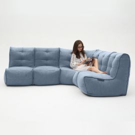 Mod4 L Sofa - Blue Jazz (Шенилл), Цвет: Blue Jazz, Категория ткани: Шенилл, изображение 2