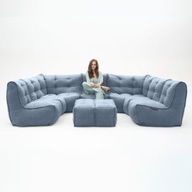 Mod6 Lounge Max - Blue Jazz (Шенилл), Цвет: Blue Jazz, Категория ткани: Шенилл, изображение 2