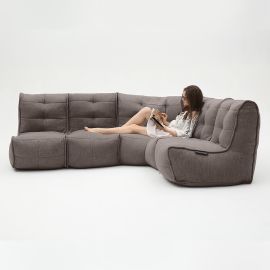 Mod4 L Sofa - Hot Chocolate (Шенилл), Цвет: Hot Chocolate, Категория ткани: Шенилл, изображение 3
