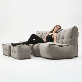Mod4 Quad Couch - Keystone Grey (Шенилл), Цвет: Keystone Grey, Категория ткани: Шенилл, изображение 3