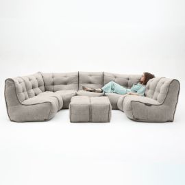 Mod6 Lounge Max - Keystone Grey (Шенилл), Цвет: Keystone Grey, Категория ткани: Шенилл, изображение 3
