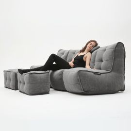 Mod4 Quad Couch - Luscious Grey (Шенилл), Цвет: Luscious Grey, Категория ткани: Шенилл, изображение 3