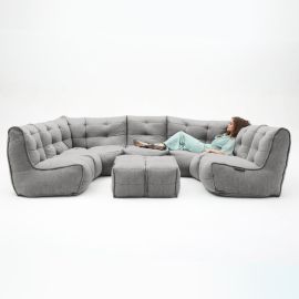Mod6 Lounge Max - Luscious Grey (Шенилл), Цвет: Luscious Grey, Категория ткани: Шенилл, изображение 3