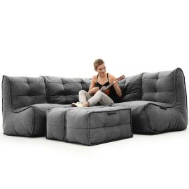 Mod4 Corner Deluxe - Black Sapphire (Шенилл), Цвет: Black Sapphire, Категория ткани: Шенилл, изображение 3