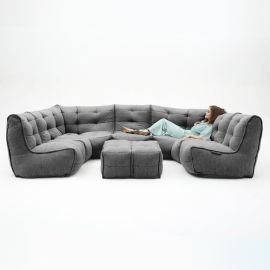 Mod6 Lounge Max - Black Sapphire (Шенилл), Цвет: Black Sapphire, Категория ткани: Шенилл, изображение 3