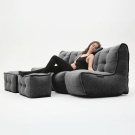 Mod4 Quad Couch - Black Sapphire (Шенилл), Цвет: Black Sapphire, Категория ткани: Шенилл, изображение 3