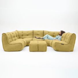 Mod6 Lounge Max - Yellow Shine (Шенилл), Цвет: Yellow Shine, Категория ткани: Шенилл, изображение 3