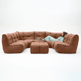 Mod6 Lounge Max - Terra Cocta (Шенилл), Цвет: Terra Cocta, Категория ткани: Шенилл, изображение 3