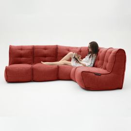 Mod4 L Sofa - Wildberry Deluxe (Шенилл), Цвет: Wildberry Deluxe, Категория ткани: Шенилл, изображение 3