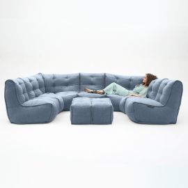 Mod6 Lounge Max - Blue Jazz (Шенилл), Цвет: Blue Jazz, Категория ткани: Шенилл, изображение 3