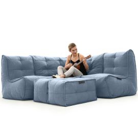 Mod4 Corner Deluxe - Blue Jazz (Шенилл), Цвет: Blue Jazz, Категория ткани: Шенилл, изображение 3