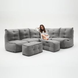 Mod5 Living Lounge - Luscious Grey (Шенилл), Цвет: Luscious Grey, Категория ткани: Шенилл, изображение 4