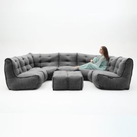 Mod6 Lounge Max - Black Sapphire (Шенилл), Цвет: Black Sapphire, Категория ткани: Шенилл, изображение 4