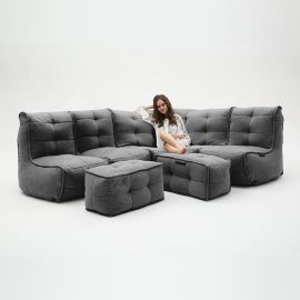 Mod5 Living Lounge - Black Sapphire (Шенилл), Цвет: Black Sapphire, Категория ткани: Шенилл, изображение 4