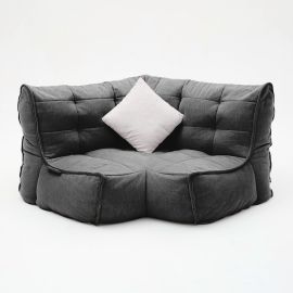 Twin Modular Corner - Black Sapphire (Шенилл), Цвет: Black Sapphire, Категория ткани: Шенилл, изображение 3