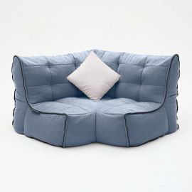 Twin Modular Corner - Blue Jazz (Шенилл), Цвет: Blue Jazz, Категория ткани: Шенилл, изображение 4