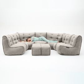 Mod6 Lounge Max - Keystone Grey (Шенилл), Цвет: Keystone Grey, Категория ткани: Шенилл, изображение 5