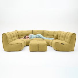 Mod6 Lounge Max - Yellow Shine (Шенилл), Цвет: Yellow Shine, Категория ткани: Шенилл, изображение 5