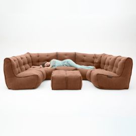 Mod6 Lounge Max - Terra Cocta (Шенилл), Цвет: Terra Cocta, Категория ткани: Шенилл, изображение 5