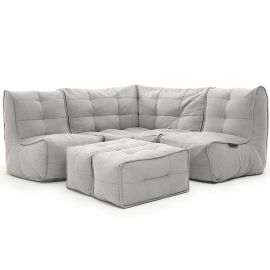 Mod4 Corner Deluxe - Keystone Grey (Sofa Weave), Цвет: Keystone Grey, Категория ткани: Sofa Weave