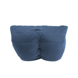 Бескаркасное кресло Acoustic Sofa Blue Jazz (синее) велюр