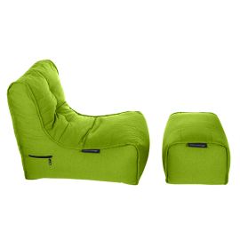 Кресло мешок и пуфик под ноги Evolution Chaise™ - Limespa (Оксфорд зеленый)