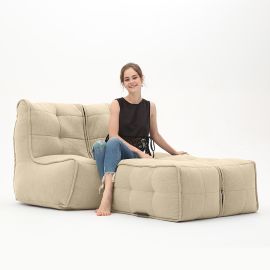Twin Couch Deluxe - Eco Weave (Шенилл), Цвет: Eco Weave, Категория ткани: Шенилл, изображение 2