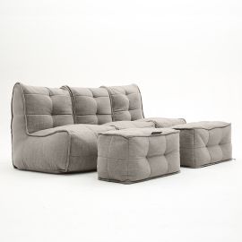 Mod3 Movie Couch Deluxe - Keystone Grey (Шенилл), Цвет: Keystone Grey, Категория ткани: Шенилл, изображение 3
