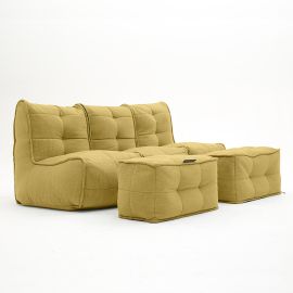 Mod3 Movie Couch Deluxe - Yellow Shine (Шенилл), Цвет: Yellow Shine, Категория ткани: Велюр