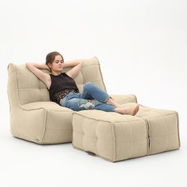 Twin Couch Deluxe - Eco Weave (Шенилл), Цвет: Eco Weave, Категория ткани: Шенилл, изображение 3