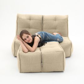 Twin Couch Deluxe - Eco Weave (Шенилл), Цвет: Eco Weave, Категория ткани: Шенилл, изображение 4