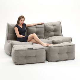 Mod3 Movie Couch Deluxe - Keystone Grey (Шенилл), Цвет: Keystone Grey, Категория ткани: Шенилл, изображение 2