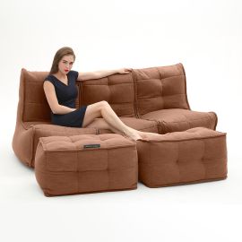 Mod3 Movie Couch Deluxe - Terra Cocta (Шенилл), Цвет: Terra Cocta, Категория ткани: Шенилл, изображение 4