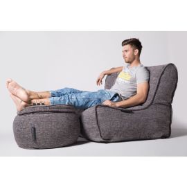 Wing Ottoman - Luscious Grey (Sofa Weave), Цвет: Luscious Grey, Категория ткани: Sofa Weave., изображение 3