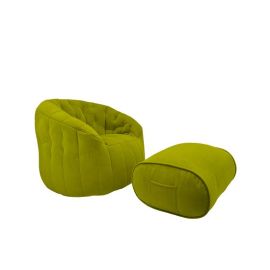 Butterfly Sofa Deluxe - Lime Citrus (Велюр), Цвет: Lime Citrus, Категория ткани: Велюр, изображение 5