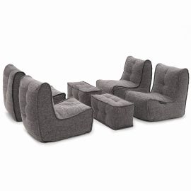 Mod4 Quad Couch - Luscious Grey (Sofa Weave), Цвет: Luscious Grey, Категория ткани: Sofa Weave, изображение 2