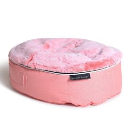 Розовый износостойкий лежак для собаки средних пород или для большой кошки Pet Lounge Medium - Ballerina Pink