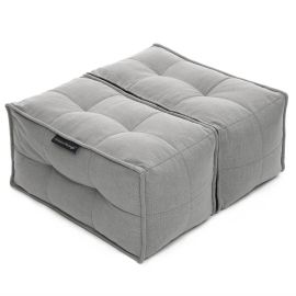 Twin Ottoman - Keystone Grey (Sofa Weave), Цвет: Keystone Grey, Категория ткани: Sofa Weave, изображение 2