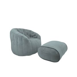 Butterfly Sofa Deluxe - Keystone Grey (Велюр), Цвет: Keystone Grey, Категория ткани: Велюр, изображение 5