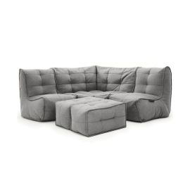 Mod4 Corner Deluxe - Luscious Grey (Шенилл), Цвет: Luscious Grey, Категория ткани: Шенилл, изображение 5