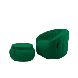 Butterfly Chaise - Forest Green (Велюр), Цвет: Forest Green, Категория ткани: Велюр, изображение 4