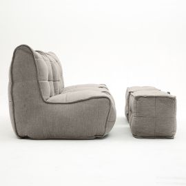 Mod3 Movie Couch Deluxe - Keystone Grey (Шенилл), Цвет: Keystone Grey, Категория ткани: Шенилл, изображение 6