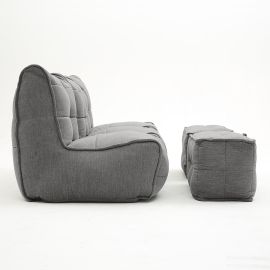 Mod3 Movie Couch Deluxe - Luscious Grey (Шенилл), Цвет: Luscious Grey, Категория ткани: Шенилл, изображение 6