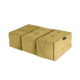 Mod3 Ottoman Trio - Yellow Shine (Шенилл), Цвет: Yellow Shine, Категория ткани: Велюр, изображение 3