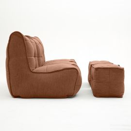 Mod3 Movie Couch Deluxe - Terra Cocta (Шенилл), Цвет: Terra Cocta, Категория ткани: Шенилл, изображение 6